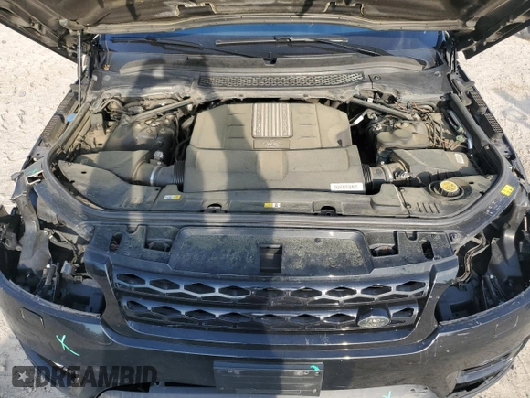 2017 Land Rover Range Rover Sport with VIN SALWR2FE0HA134956, listed as a Copart auction lot 52694145 with 156,221 mi miles and Salvage Title. Bid and sale history available at DreamBid. Image 12.