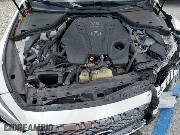 2019 Infiniti Q50 3.0t LUXE with VIN JN1EV7AP4KM518719, listed as a Copart auction lot 52397195 with 84,986 mi miles and Non Repairable. Bid and sale history available at carsss.com. Image 11.