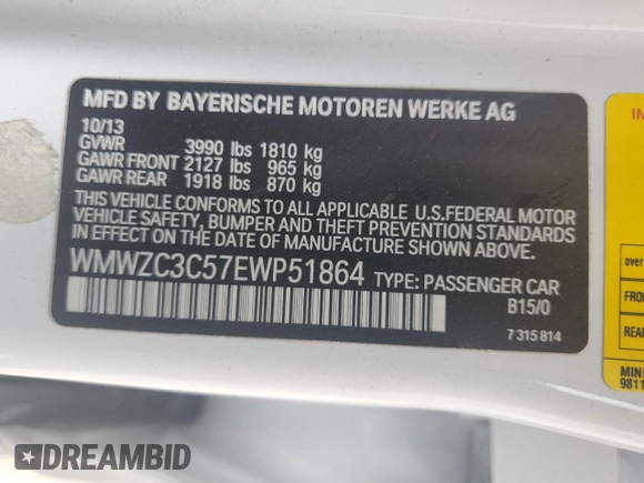 2014 MINI Countryman S z VIN WMWZC3C57EWP51864, wystawiony jako Copart lot #71233944 z przebiegiem 73 828 mil mil oraz Szkoda całkowita • Salvage title. Historia ofert i sprzedaży dostępna na DreamBid. Obrazek 12.