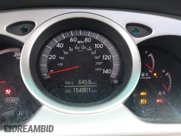 2006 Toyota Highlander Hybrid with VIN JTEEW21AX60007243, listed as a IAAI auction lot 42032134 with 154,901 mi miles. Bid and sale history available at carsss.com. Image 15.