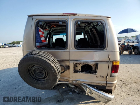 1994 Ford Econoline Cargo with VIN 1FTEE14N0RHB57870, listed as a Copart auction lot 52521055 with Not Provided miles and Salvage Title. Bid and sale history available at DreamBid. Image 6.
