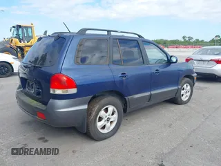 2006 Hyundai Santa Fe GLS with VIN KM8SC13D76U090698, listed as a IAAI auction lot 42005394 with 1 mi miles. Bid and sale history available at carsss.com. Image 4.