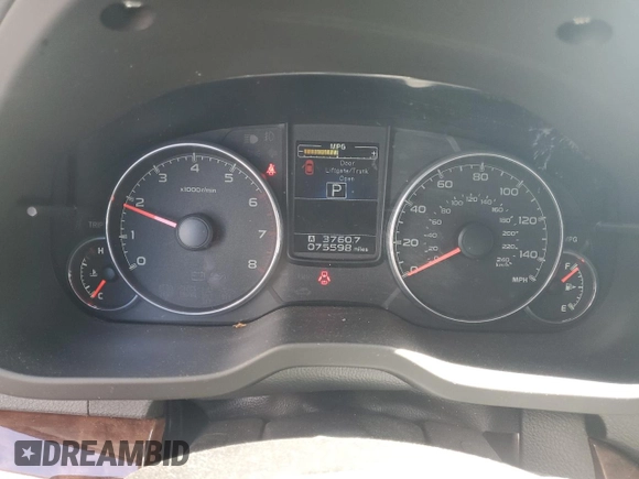2014 Subaru Legacy Limited z VIN 4S3BMBL61E3038352, wystawiony jako Copart lot #52995135 z przebiegiem 75 598 mil mil oraz Szkoda całkowita • Salvage title. Historia ofert i sprzedaży dostępna na DreamBid. Obrazek 9.
