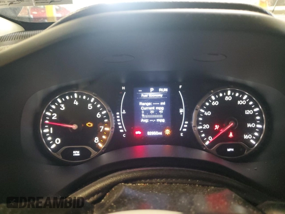 2017 Jeep Renegade Latitude with VIN ZACCJABB8HPG23144, listed as a Copart auction lot 54683905 with 82,950 mi miles and Salvage Title. Bid and sale history available at carsss.com. Image 9.