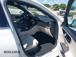 2025 Mercedes-Benz C 300 with VIN W1KAF4GB8SR278439, listed as a IAAI auction lot 42477822 with 566 mi miles and . Bid and sale history available at DreamBid. Image 5.