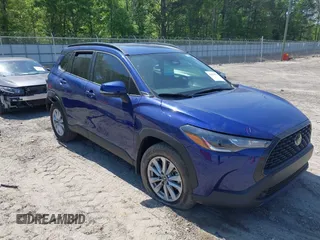 2023 Toyota Corolla Cross LE with VIN 7MUCAAAG8PV065431, listed as a IAAI auction lot 42031958 with 25,000 mi miles and . Bid and sale history available at DreamBid. Image 1.