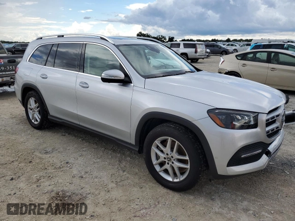 2020 Mercedes-Benz GLS 450 with VIN 4JGFF5KE3LA124028, listed as a Copart auction lot 58235684 with 36,697 mi miles and Salvage Title. Bid and sale history available at DreamBid. Image 4.