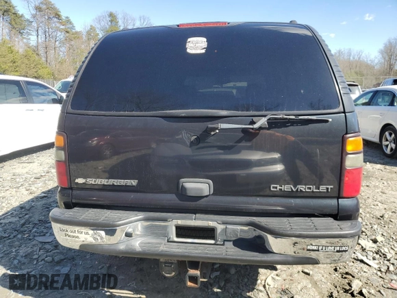 2004 Chevrolet Suburban LS with VIN 1GNFK16Z34J142771, listed as a Copart auction lot 50688535 with 222,370 mi miles and Salvage Title. Bid and sale history available at carsss.com. Image 6.