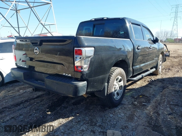 2018 Nissan Titan SV z VIN 1N6AA1EJ0JN518958, wystawiony jako IAAI lot #42505721 z przebiegiem 122 487 mil mil oraz . Historia ofert i sprzedaży dostępna na DreamBid. Obrazek 4.