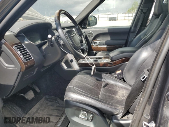 2016 Land Rover Range Rover HSE with VIN SALGS2KF8GA305278, listed as a Copart auction lot 56180355 with 128,205 mi miles and Clean title. Bid and sale history available at DreamBid. Image 7.