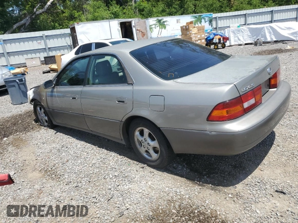 1999 Lexus ES 300 z VIN JT8BF28G6X0220031, wystawiony jako Copart lot #57346835 z przebiegiem Nie podano mil oraz Szkoda całkowita • Salvage title. Historia ofert i sprzedaży dostępna na DreamBid. Obrazek 2.