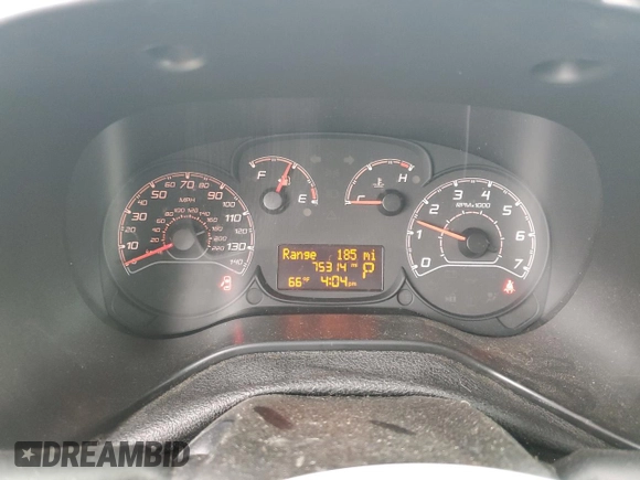 2017 Ram ProMaster City Cargo Tradesman with VIN ZFBERFAB6H6H30864, listed as a Copart auction lot 54415745 with 75,314 mi miles and Salvage Title. Bid and sale history available at carsss.com. Image 9.