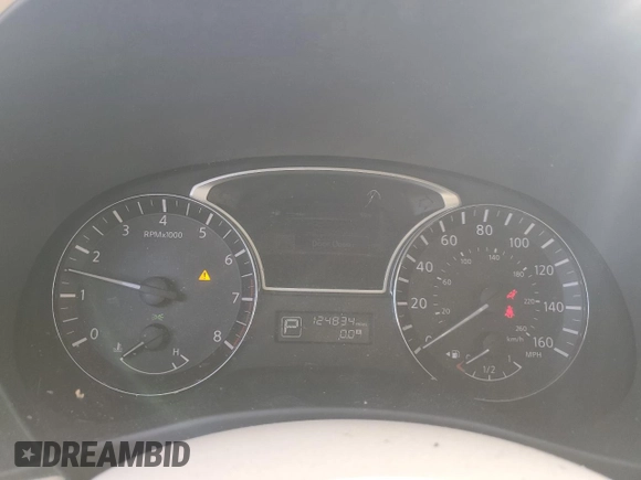 2013 Nissan Pathfinder SL with VIN 5N1AR2MN3DC671576, listed as a Copart auction lot 46727815 with 124,834 mi miles and Salvage Title. Bid and sale history available at DreamBid. Image 9.