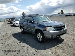 2001 Mazda Tribute LX with VIN 4F2CU08101KM29823, listed as a Copart auction lot 53857145 with 187,710 mi miles and Salvage Title. Bid and sale history available at carsss.com. Image 14.