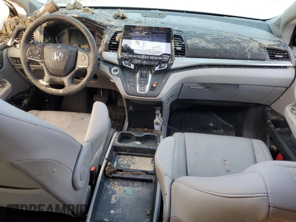 2024 Honda Odyssey EX-L with VIN 5FNRL6H69RB066846, listed as a Copart auction lot 52142105 with 9,117 mi miles and Salvage Title. Bid and sale history available at DreamBid. Image 8.