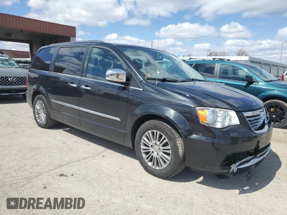 2014 Chrysler Town & Country Touring-L with VIN 2C4RC1CG3ER455662, listed as a Copart auction lot 52158435 with 155,010 mi miles and Salvage Title. Bid and sale history available at carsss.com. Image 4.