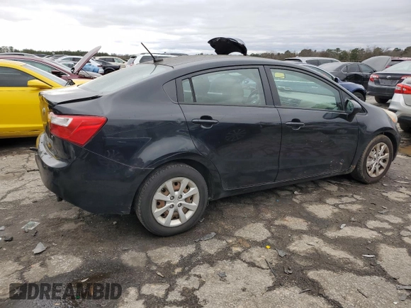 2014 Kia Rio LX with VIN KNADM4A37E6347641, listed as a Copart auction lot 41618805 with 143,921 mi miles and Clean Title. Bid and sale history available at DreamBid. Image 3.