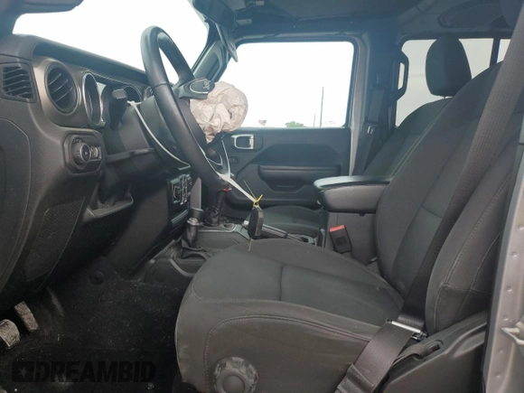 2018 Jeep Wrangler Unlimited Sport с VIN 1C4HJXDG1JW151623, выставлен на аукционе Copart как лот 53703055 с пробегом 54 186 миль миль и Списание • Salvage title. История ставок и продаж доступна на DreamBid. Изображение 7.