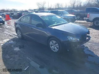 2014 Chevrolet Cruze LS with VIN 1G1PB5SH6E7325770, listed as a IAAI auction lot 41696037 with 114,931 mi miles. Bid and sale history available at carsss.com. Image 1.