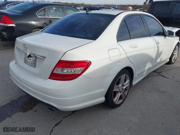 2011 Mercedes-Benz C-Class C 300 Sport with VIN WDDGF5EB1BR134640, listed as a IAAI auction lot 41035827 with 236,814 mi miles. Bid and sale history available at carsss.com. Image 4.
