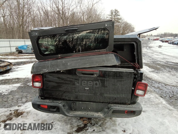 2021 Jeep Gladiator Willys with VIN 1C6HJTAG7ML595714, listed as a Copart auction lot 47096425 with 90,728 mi miles and Salvage Title. Bid and sale history available at carsss.com. Image 6.