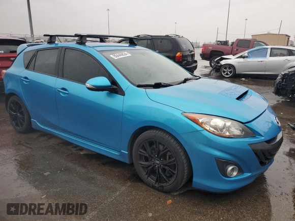 2010 Mazda 3 Mazdaspeed3 Sport with VIN JM1BL1H3XA1205809, listed as a Copart auction lot 80446834 with 103,872 mi miles and Salvage Title. Bid and sale history available at DreamBid. Image 4.