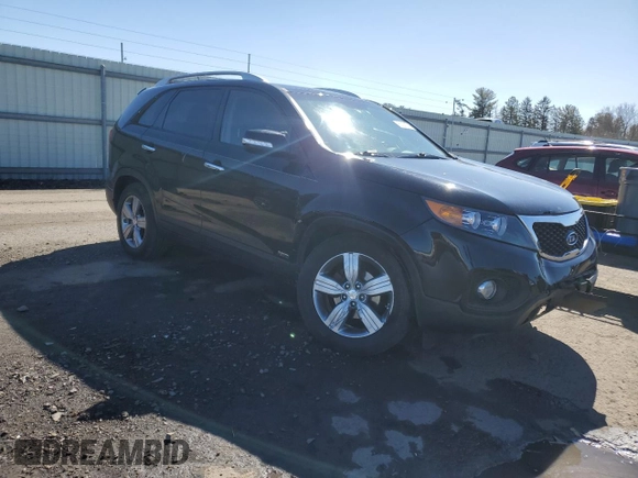 2013 Kia Sorento EX with VIN 5XYKUDA24DG393585, listed as a Copart auction lot 50001715 with 156,568 mi miles and Salvage Title. Bid and sale history available at carsss.com. Image 4.