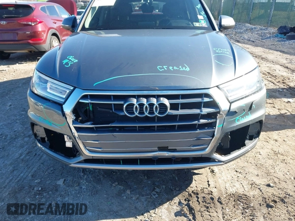 2019 Audi Q5 Premium with VIN WA1ANAFY5K2133539, listed as a IAAI auction lot 41821732 with 79,132 mi miles. Bid and sale history available at carsss.com. Image 6.