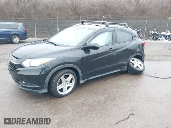 2018 Honda HR-V EX-L Navi with VIN 3CZRU6H77JM704902, listed as a IAAI auction lot 41463357 with 95,675 mi miles. Bid and sale history available at carsss.com. Image 18.