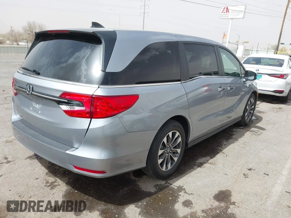 2024 Honda Odyssey EX-L with VIN 5FNRL6H67RB046630, listed as a IAAI auction lot 41933690 with 35,880 mi miles and . Bid and sale history available at DreamBid. Image 4.