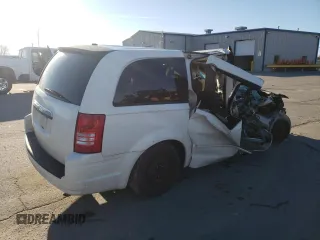2008 Chrysler Town & Country LX with VIN 2A8HR44H58R725507, listed as a Copart auction lot 46929055 with 0 mi miles and Salvage Title. Bid and sale history available at carsss.com. Image 3.