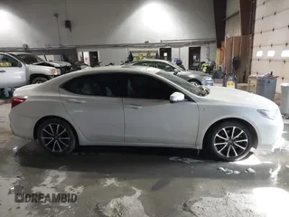 2018 Acura TLX with VIN 19UUB2F38JA008143, listed as a IAAI auction lot 41161669 with 105,483 mi miles. Bid and sale history available at carsss.com. Image 13.