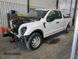 2021 Ford F-150 XL with VIN 1FTEX1CBXMKD83508, listed as a Copart auction lot 59311075 with 74,147 mi miles and Salvage title. Bid and sale history available at DreamBid. Image 1.