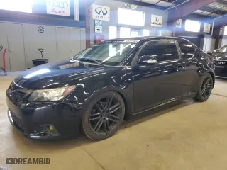2012 Scion tC with VIN JTKJF5C74C3025200, listed as a Copart auction lot 50681345 with 127,723 mi miles and Salvage Title. Bid and sale history available at carsss.com. Image 1.