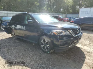 2017 Nissan Pathfinder Platinum with VIN 5N1DR2MM7HC665855, listed as a Copart auction lot 71452824 with Not provided miles and Salvage title. Bid and sale history available at DreamBid. Image 4.