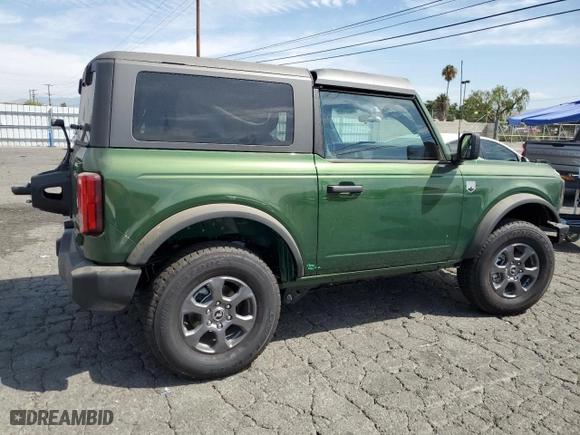 2024 Ford Bronco Big Bend with VIN 1FMDE7AH4RLA24311, listed as a Copart auction lot 65814324 with 1,939 mi miles and Salvage Title. Bid and sale history available at carsss.com. Image 3.