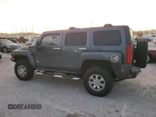 2006 Hummer H3 with VIN 5GTDN136968266743, listed as a Copart auction lot 76889184 with 191,502 mi miles and Salvage Title. Bid and sale history available at carsss.com. Image 2.