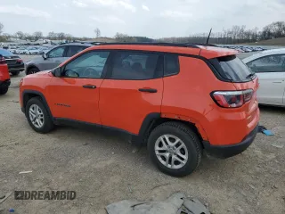 2017 Jeep Compass Sport with VIN 3C4NJCAB9HT669130, listed as a Copart auction lot 54504545 with 153,527 mi miles and Non Repairable. Bid and sale history available at carsss.com. Image 2.
