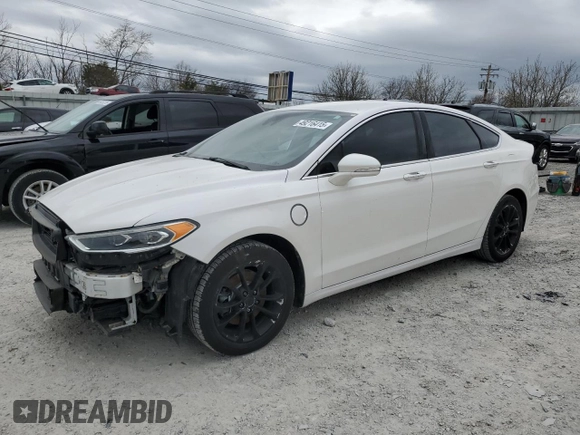 2020 Ford Fusion Titanium with VIN 3FA6P0SU4LR113076, listed as a Copart auction lot 49216415 with 83,489 mi miles and Salvage title. Bid and sale history available at DreamBid. Image 1.