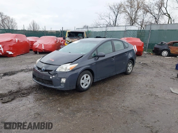 2010 Toyota Prius II with VIN JTDKN3DU0A1261312, listed as a IAAI auction lot 41812223 with 82,144 mi miles. Bid and sale history available at carsss.com. Image 17.
