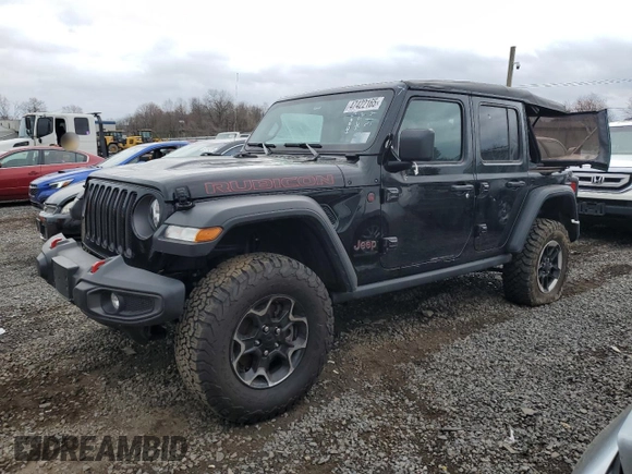 2023 Jeep Wrangler Rubicon with VIN 1C4HJXFG8PW653101, listed as a Copart auction lot 47422165 with 13,532 mi miles and Salvage title. Bid and sale history available at DreamBid. Image 1.