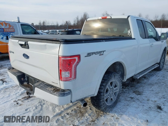 2016 Ford F-150 XLT with VIN 1FTFX1EF4GFC28082, listed as a IAAI auction lot 41394732 with 122,680 mi miles. Bid and sale history available at carsss.com. Image 4.
