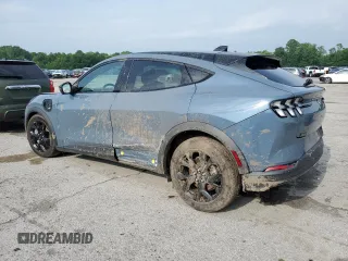 2024 Ford Mustang Mach-E Select with VIN 3FMTK1R42RMA21117, listed as a Copart auction lot 60095535 with 5,105 mi miles and Salvage title. Bid and sale history available at DreamBid. Image 2.