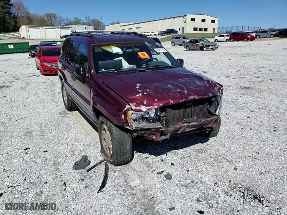 2001 Jeep Grand Cherokee Laredo with VIN 1J4GW48S21C659976, listed as a Copart auction lot 49417965 with 227,644 mi miles and Salvage Title. Bid and sale history available at carsss.com. Image 11.
