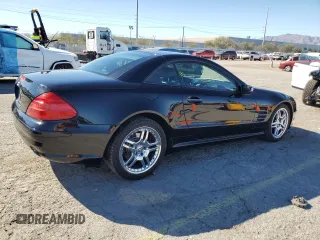 2005 Mercedes-Benz SL 500 with VIN WDBSK75F95F100318, listed as a Copart auction lot 50427245 with 80,320 mi miles and Salvage Title. Bid and sale history available at DreamBid. Image 3.