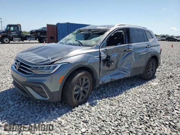 2022 Volkswagen Tiguan SE with VIN 3VV3B7AX3NM172685, listed as a Copart auction lot 57885395 with Not provided miles and Non repairable. Bid and sale history available at DreamBid. Image 1.