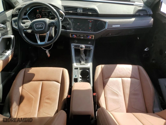 2022 Audi Q3 S line Premium Plus with VIN WA1EECF38N1031146, listed as a Copart auction lot 49440835 with 55,161 mi miles and Salvage Title. Bid and sale history available at carsss.com. Image 8.