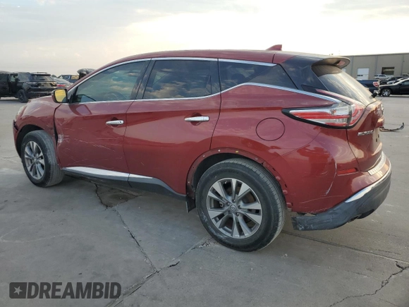 2018 Nissan Murano S with VIN 5N1AZ2MG9JN165381, listed as a Copart auction lot 67824824 with 58,112 mi miles and Clean Title. Bid and sale history available at DreamBid. Image 2.