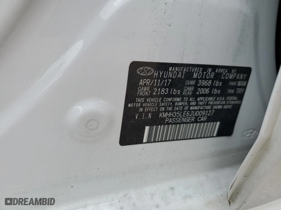 2018 Hyundai Elantra GT with VIN KMHH35LE6JU009127, listed as a Copart auction lot 64445054 with 0 mi miles and Salvage Title. Bid and sale history available at carsss.com. Image 13.