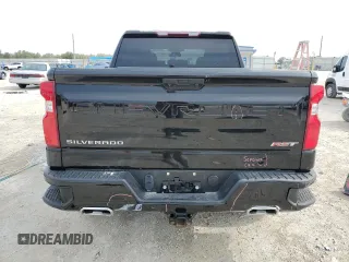 2023 Chevrolet Silverado 1500 RST with VIN 3GCUDEE80PG114796, listed as a Copart auction lot 87941025 with 7,454 mi miles and Salvage Title. Bid and sale history available at carsss.com. Image 6.